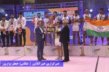 تصاویر | مسابقات کبدی قهرمانی جوانان جهان به پایان رسید