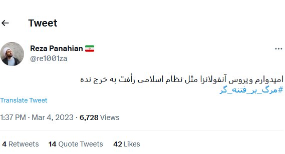 دومین پسر پناهیان هم آرزوی «مرگ» میرحسین موسوی کرد /  ادامه توییت‌های «ضداخلاقی» در خانواده‌ای روحانی