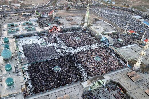 ببینید | تصویر ماهواره خیام از مسجد جمکران
