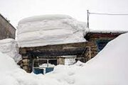 ببینید | دفن شدن روستای شهرستان کوهرنگ در زیر برف