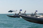 ببینید | قدرت نمایی پدافند هوایی دریا و موشک‌های کروزهای هوشمند نیروی دریایی سپاه