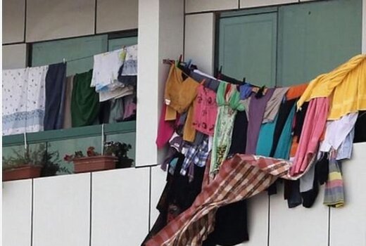 شهروندان این شهر برای خشک کردن لباس در بالکن جریمه می‌شوند