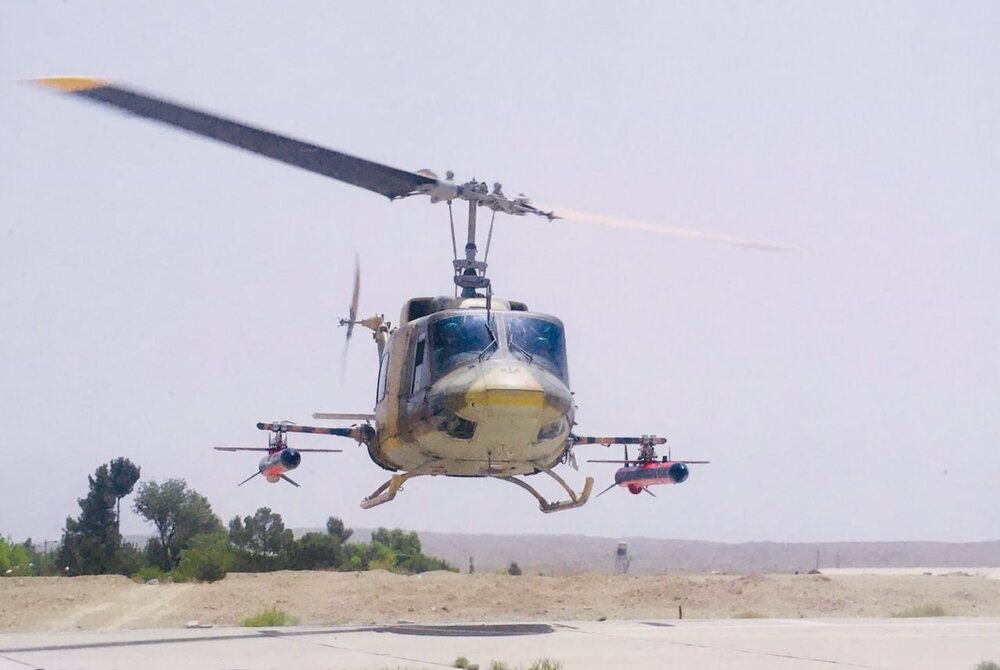 عکس | نصب‌موشک کروز حیدر روی بالگردهای هوانیروز ارتش