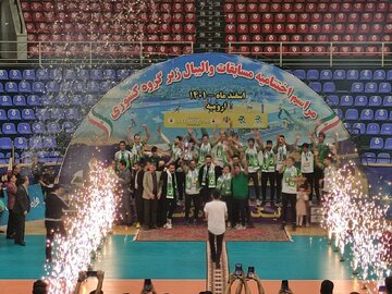 قهرمانی گرین چوب ارومیه در زیرگروه والیبال