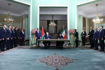 Iran, Belarus sign comprehensive cooperation roadmap