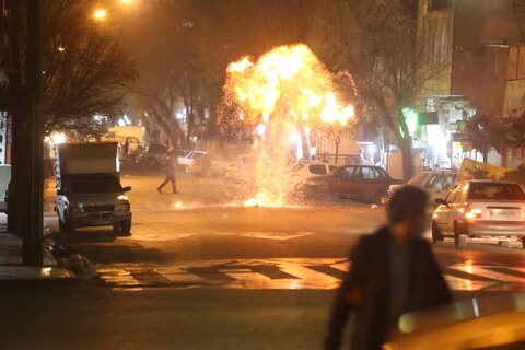 ببینید | آتش‌بازی وحشتناک در خوزستان؛ مردم به وحشت افتادند