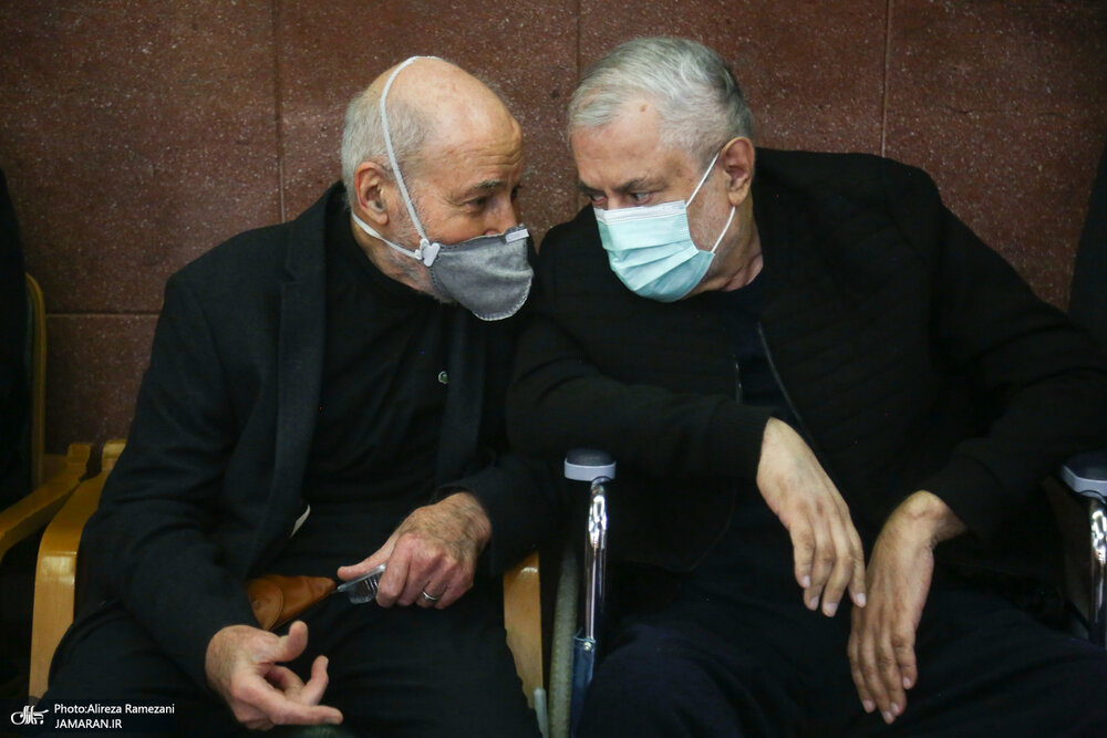 چهرههای حاضر در مراسم «ختم» مادر حجاریان + عکسها