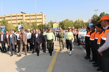 برگزاری رزمایش سراسری طرح نوروزی در ستاد فرماندهی انتظامی هرمزگان