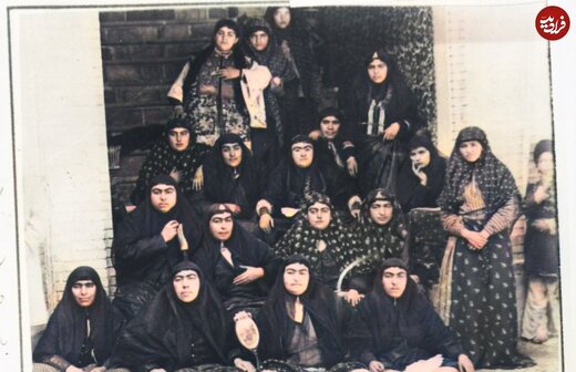 حرمسرای قاجار به روایت عکسهای رنگی