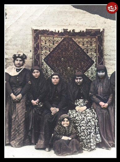 حرمسرای قاجار به روایت عکس‌های رنگی