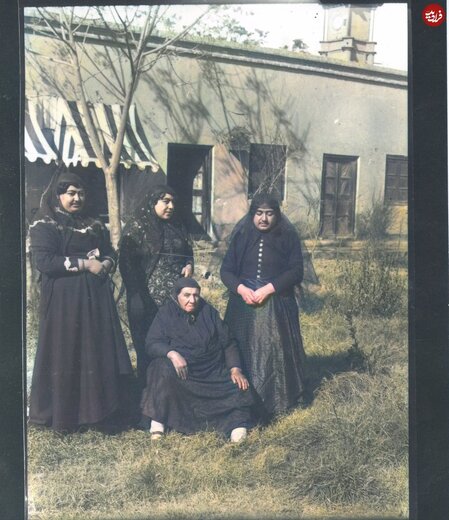 حرمسرای قاجار به روایت عکسهای رنگی