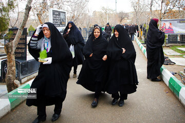 آخرین پنجشنبه سال در آرامستان‌های تبریز