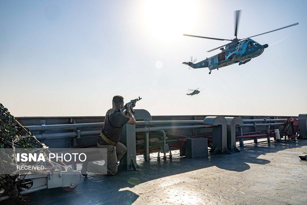 پایان رزمایش مرکب کمربند امنیت دریایی ۲۰۲۳ + عکس ها