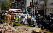 ببینید | لحظه وقوع زلزله ۶/۸ ریشتری در انبار نوشیدنی در اکوادور