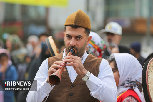 مراسم نوروزخوانی برای استقبال بهار در ساری