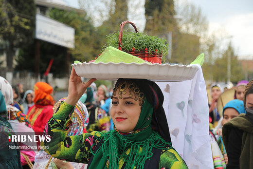 مراسم نوروزخوانی برای استقبال بهار در ساری