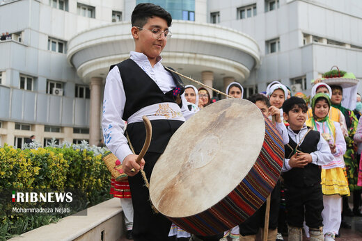 مراسم نوروزخوانی برای استقبال بهار در ساری
