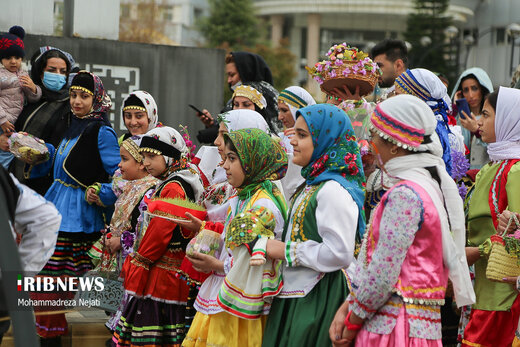 مراسم نوروزخوانی برای استقبال بهار در ساری