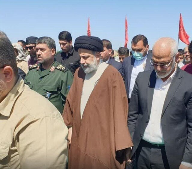 گزارش تصویری حضور رئیسی در جمع «راهیان نور»