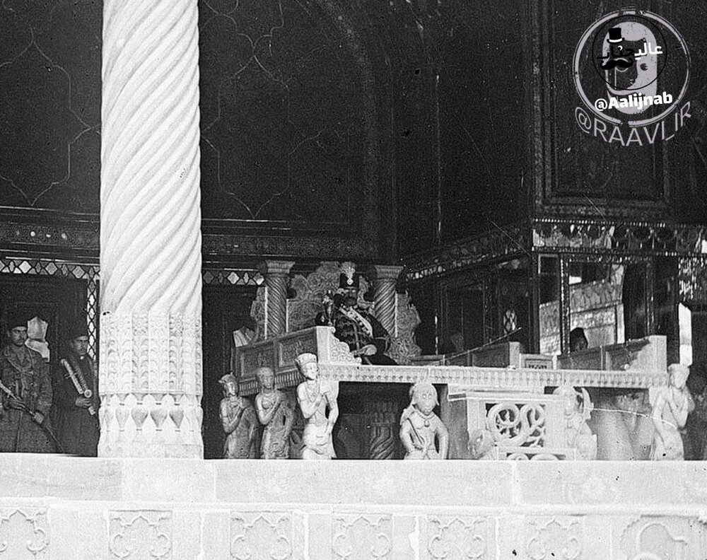 عکس | آخرین سلام نوروزی ناصرالدین شاه در نوروز ۱۲۷۵ در کاخ مرمر