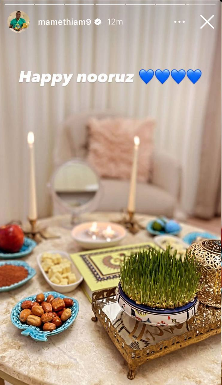 عکس | مامه تیام نوروز را تبریک گفت