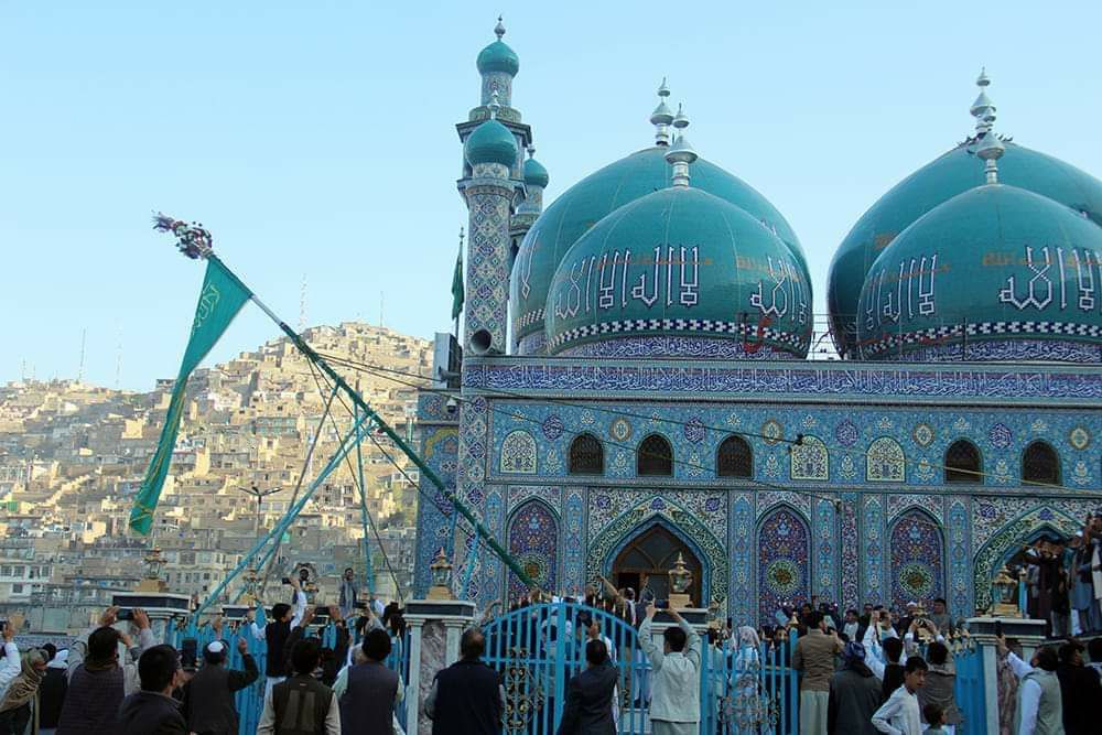 جشن نوروز ۱۴۰۲ و جهنده بالا در «زیارت سخی» کابل/ عکس