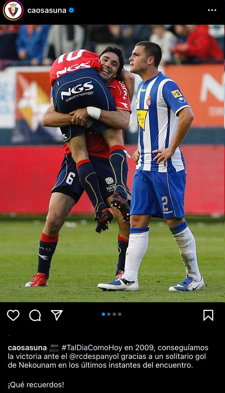 عکس| روزی که نکونام اوساسونا را نجات داد