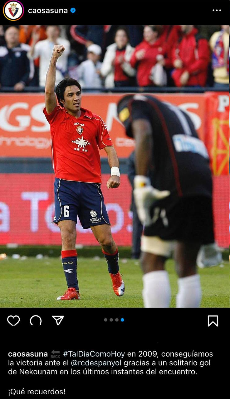 عکس| روزی که نکونام اوساسونا را نجات داد