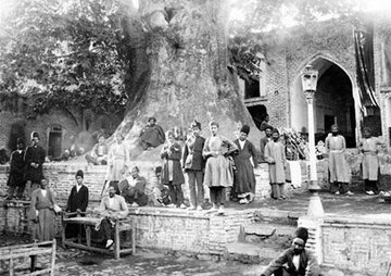 امامزاده صالح تهران در دوران قاجار/  عکس