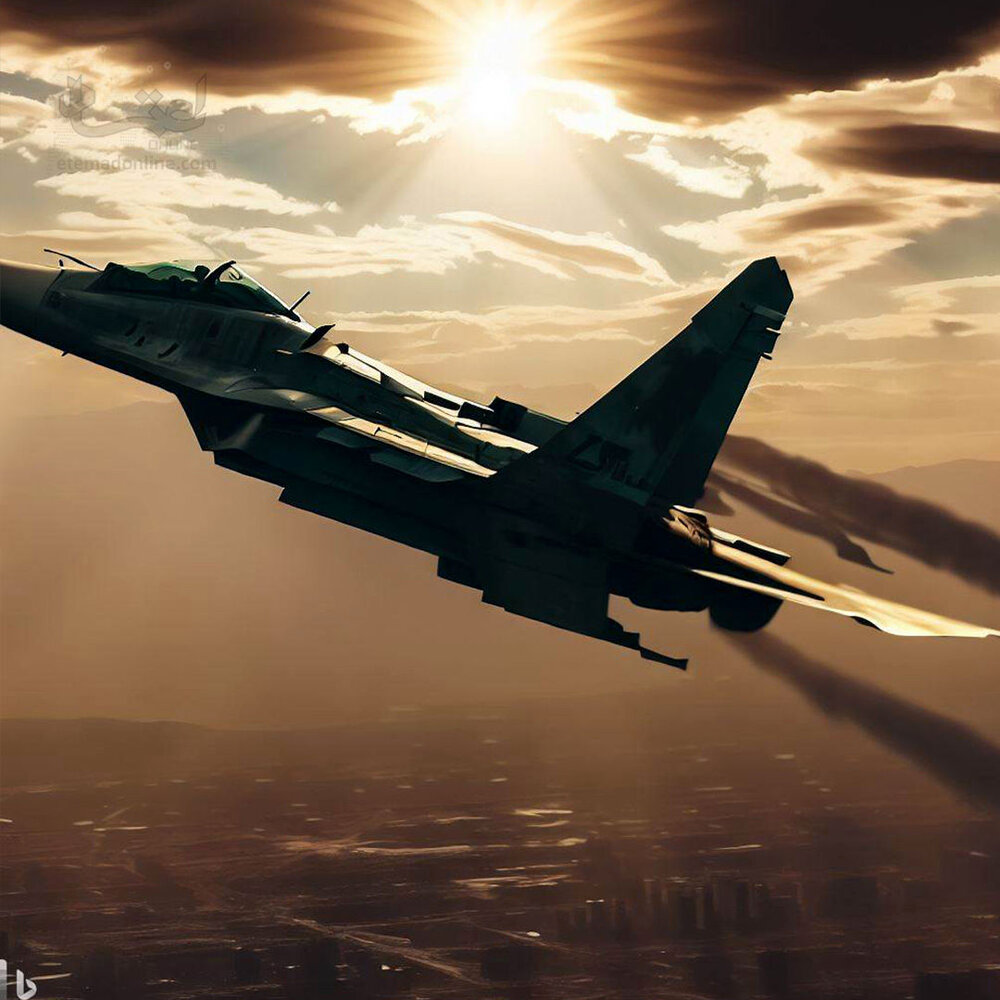 جنگندههای روسی سوخو-۳۵ بر روی آسمان تهران / عکس