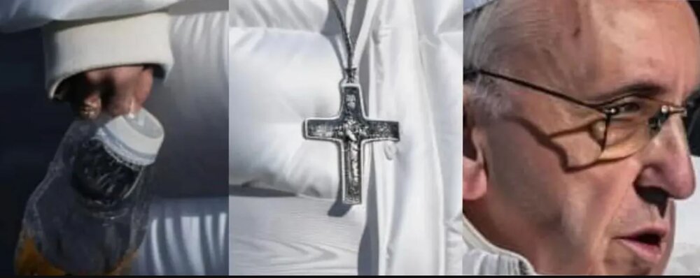 لباس خندهدار پاپ و واقعیتی که اصلا خندهدار نیست/ عکس