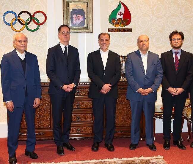 عکس | دیدار سفیر فرانسه با مسئولان کمیته ملی المپیک