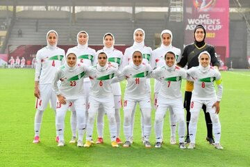 آبروداری بانوان فوتبالیست ایران مقابل تیم چهارم جهان