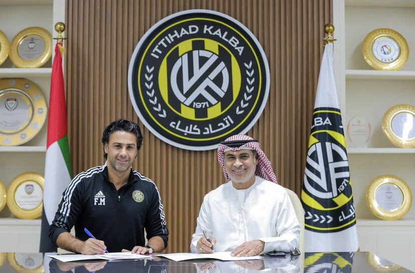 عکس | فرهاد مجیدی و امضای قرارداد با ببرهای امارات