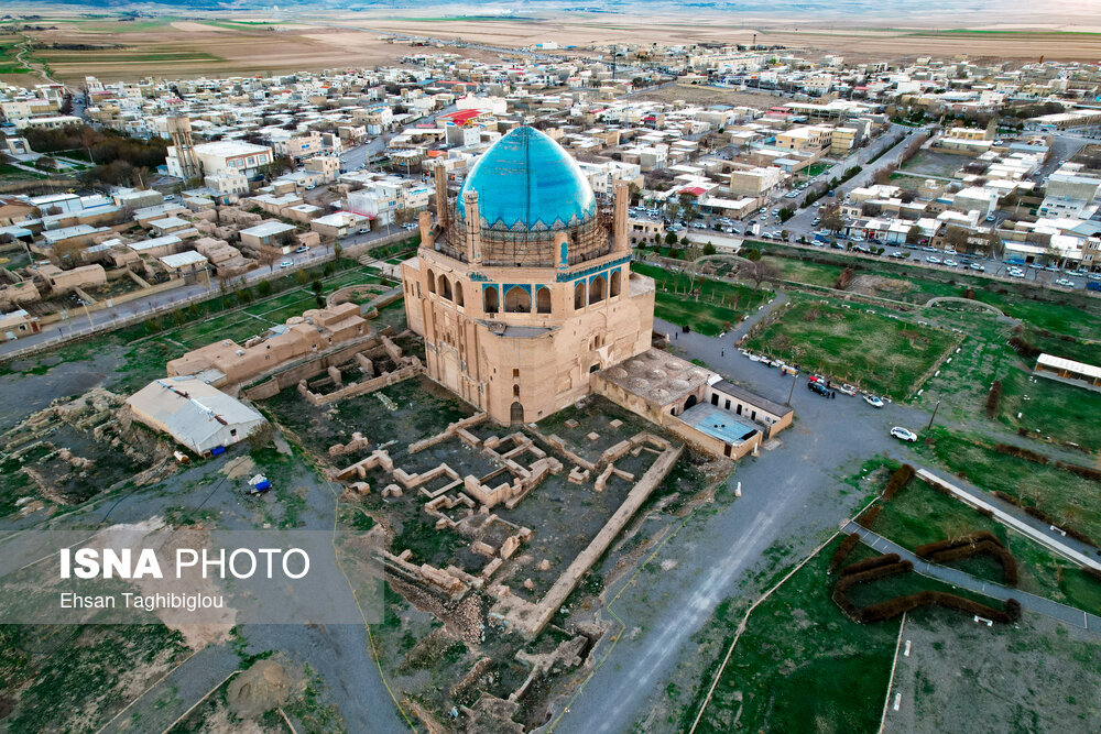 عکس|  بزرگترین گنبد آجری جهان را بشناسید