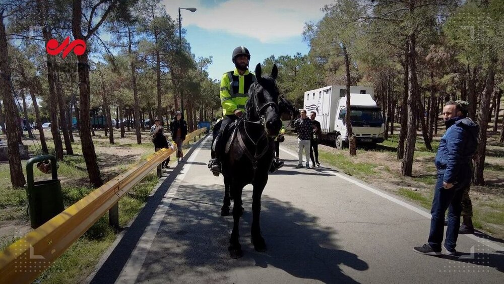 حضور متفاوت یگان اسب سوار در تهران