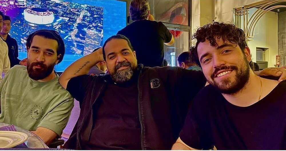 عکس | جدیدترین تصویر از شروین حاجیپور در کنار دو خواننده معروف