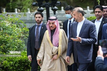 Iran, Saudi FMs discuss issues of mutual interest