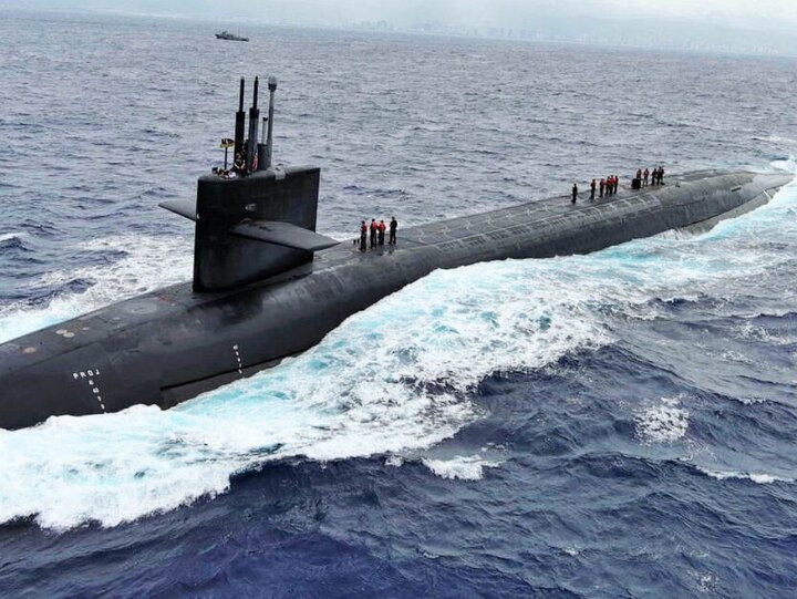 خطرناک‌ترین زیردریایی آمریکا/ غول‌پیکر و مجهز به ۲۰ موشک بالستیک اتمی/ عکس