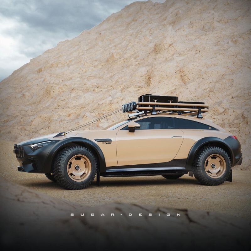 رندرهای این غول آفرود مرسدس بنز هوش را از سر میپراند!/ عکس