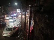 آب‌گرفتگی شبانه در شهرهای مختلف آذربایجان‌غربی بدلیل بارش شدید باران