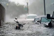 ببینید | سیل فاجعه بار در پی بارش شدید باران در فلوریدا