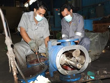 ساخت و بازسازی ۲۰۰۰ قطعه تخصصی در نیروگاه بندرعباس
