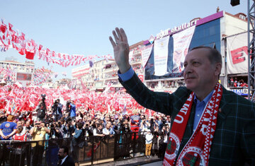 اردوغان: در میتینگ انتخاباتی استانبول، ۱.۷ میلیون نفر شرکت کردند