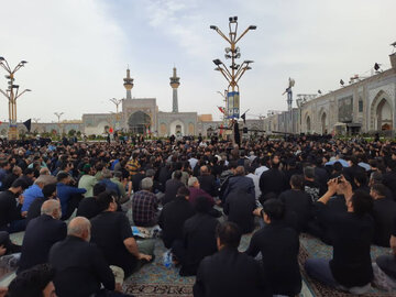 برگزاری مراسم چهارپایه خوانی  در حرم مطهر رضوی
