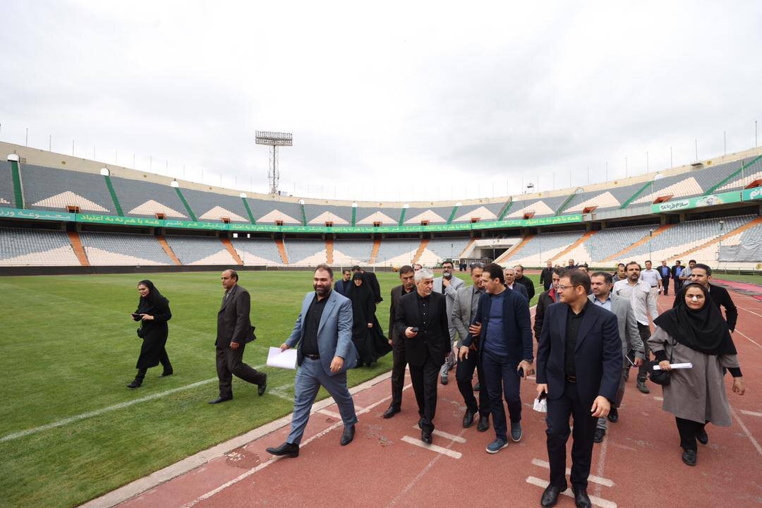 عکس | بازدید سرزده وزیر ورزش و جوانان از ورزشگاه آزادی