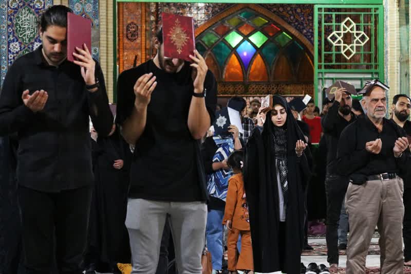 مراسم احیای شب های ماه مبارک رمضان در سمنان