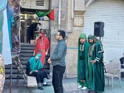 گزارشی از حاشیه راهپیمایی روز قدس ۱۴۰۲ / از نمایش تجهیزات سپاه تا تعزیه‌خوانی خیابانی