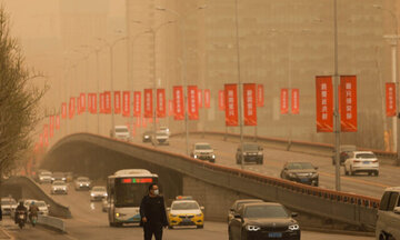 وقوع ۸ توفان شن در پکن در ۲۰۲۳
