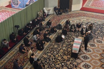 مراسم تشییع پیکر مطهر شهید گمنام دفاع مقدس در لواسان